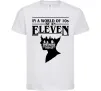 Детская футболка Be an eleven Белый фото