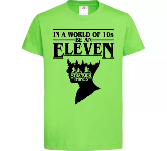 Детская футболка Be an eleven Лаймовый фото