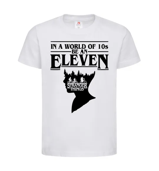 Детская футболка Be an eleven Белый фото