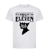 Детская футболка Be an eleven Белый фото