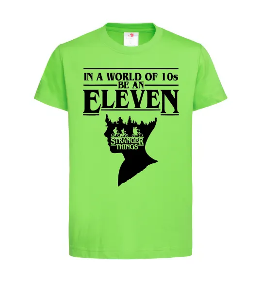 Детская футболка Be an eleven Лаймовый фото