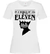 Жіноча футболка Be an eleven Білий фото