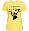 Жіноча футболка Be an eleven Лимонний фото