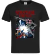 Чоловіча футболка Art stranger things Чорний фото