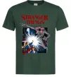 Чоловіча футболка Art stranger things Темно-зелений фото