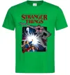 Чоловіча футболка Art stranger things Зелений фото