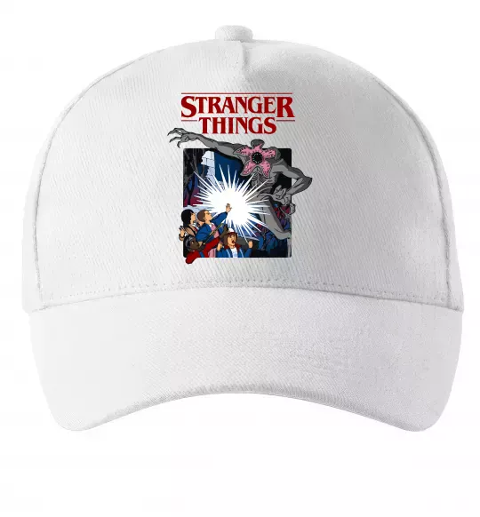 Кепка Art stranger things Білий фото