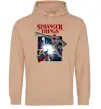 Чоловіча толстовка (худі) Art stranger things Пісочний фото