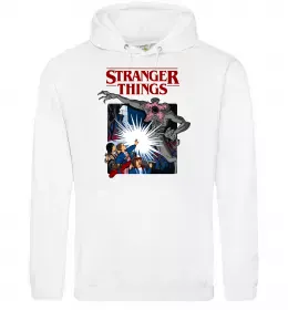 Женская толстовка (худи) Stranger things ABCD Черный фото