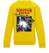 Детский Свитшот Art stranger things Солнечно желтый фото