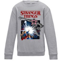Детский Свитшот Art stranger things