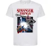 Дитяча футболка Art stranger things Білий фото