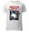 Чоловіча преміум футболка Art stranger things Білий фото