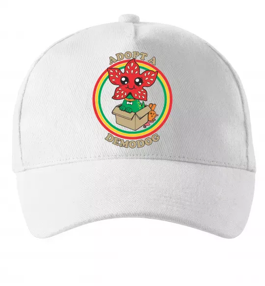 Кепка Adopt a demodog Білий фото