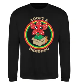 Свитшот Adopt a demodog Черный фото