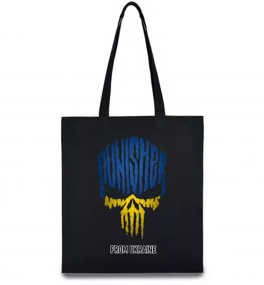 Эко-сумка Punisher from Ukraine Черный фото