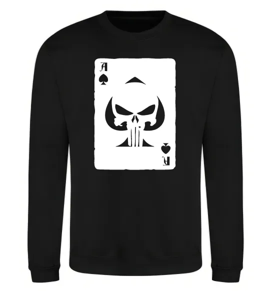 Свитшот Punisher card Черный фото