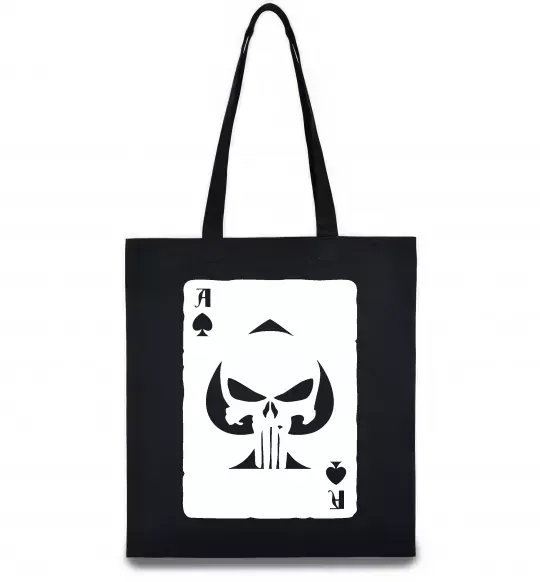 Эко-сумка Punisher card Черный фото