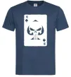 Мужская футболка Punisher card Темно-синий фото