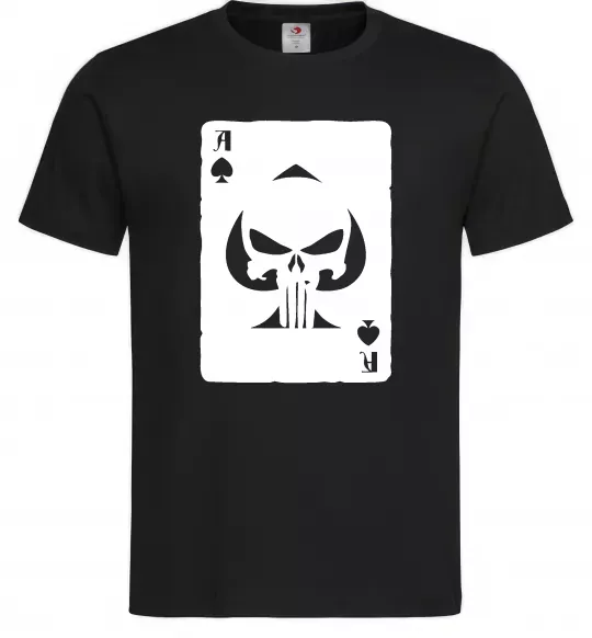 Мужская футболка Punisher card Черный фото