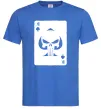 Мужская футболка Punisher card Ярко-синий фото