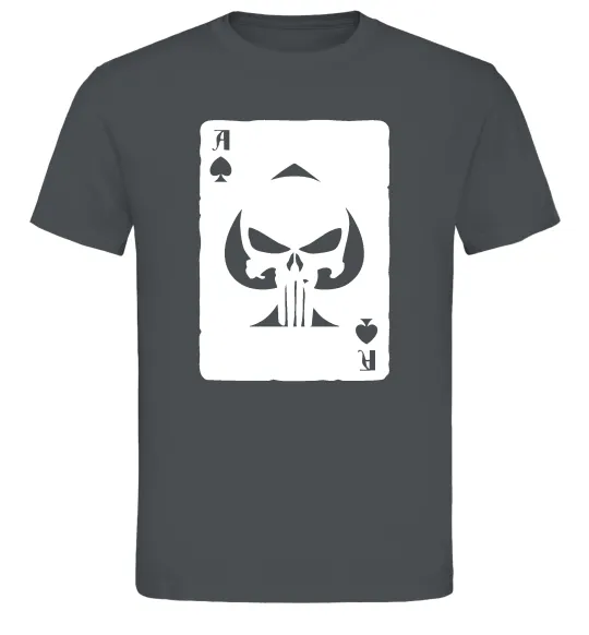 Мужская футболка Punisher card Графит фото