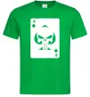 Мужская футболка Punisher card Зеленый фото