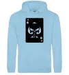 Жіноча толстовка (худі) Punisher card Блакитний фото