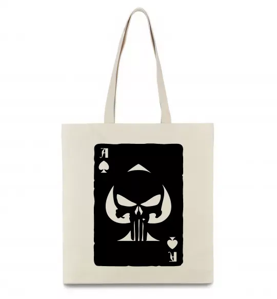 Эко-сумка Punisher card Бежевый фото