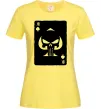 Женская футболка Punisher card Лимонный фото