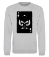 Свитшот Punisher card Серый меланж фото
