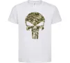 Дитяча футболка Punisher камуфляж піксель Білий фото