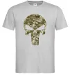 Мужская футболка Punisher камуфляж піксель Серый фото