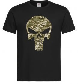 Мужская футболка Punisher камуфляж піксель