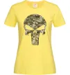 Женская футболка Punisher камуфляж піксель Лимонный фото