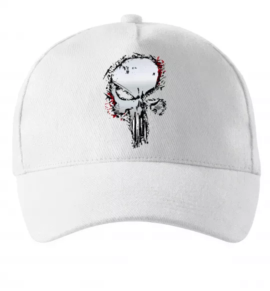 Кепка Punisher silver Белый фото