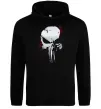Мужская толстовка (худи) Punisher silver Черный фото