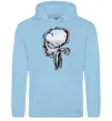 Чоловіча толстовка (худі) Punisher silver Блакитний фото