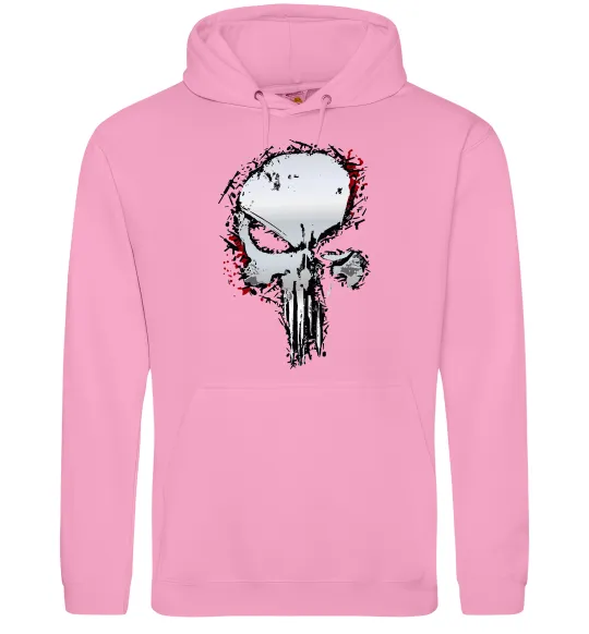 Жіноча толстовка (худі) Punisher silver Рожевий фото