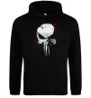 Женская толстовка (худи) Punisher silver Черный фото