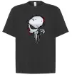 Футболка Оверсайз Punisher silver Черный Футболка Оверсайз Punisher silver Черный фото