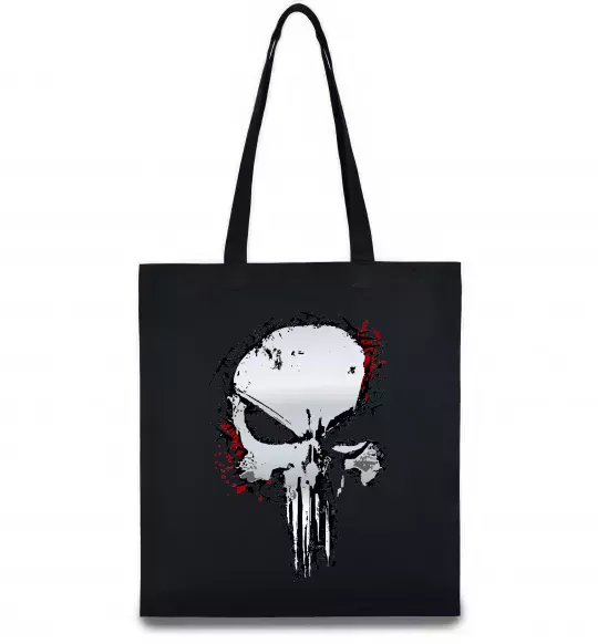 Эко-сумка Punisher silver Черный фото