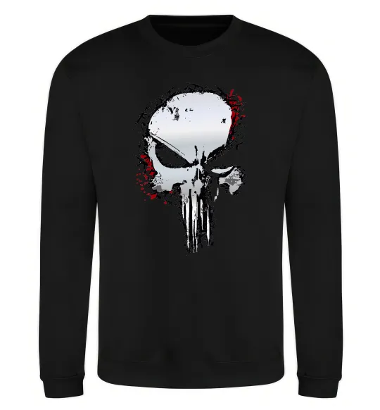 Світшот Punisher silver Чорний фото