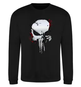 Свитшот Punisher silver Черный фото