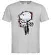 Мужская футболка Punisher silver Серый фото