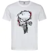 Мужская футболка Punisher silver Белый фото