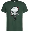 Мужская футболка Punisher silver Темно-зеленый фото