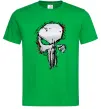 Мужская футболка Punisher silver Зеленый фото