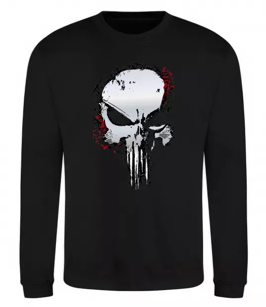 Світшот Punisher silver Чорний фото