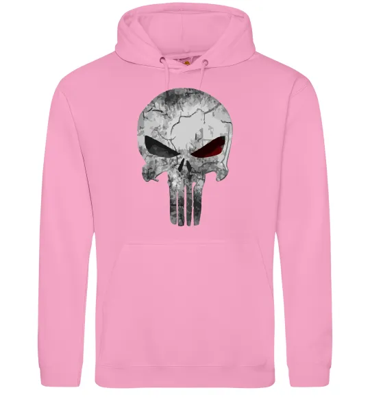 Женская толстовка (худи) Punisher red eye Розовый фото